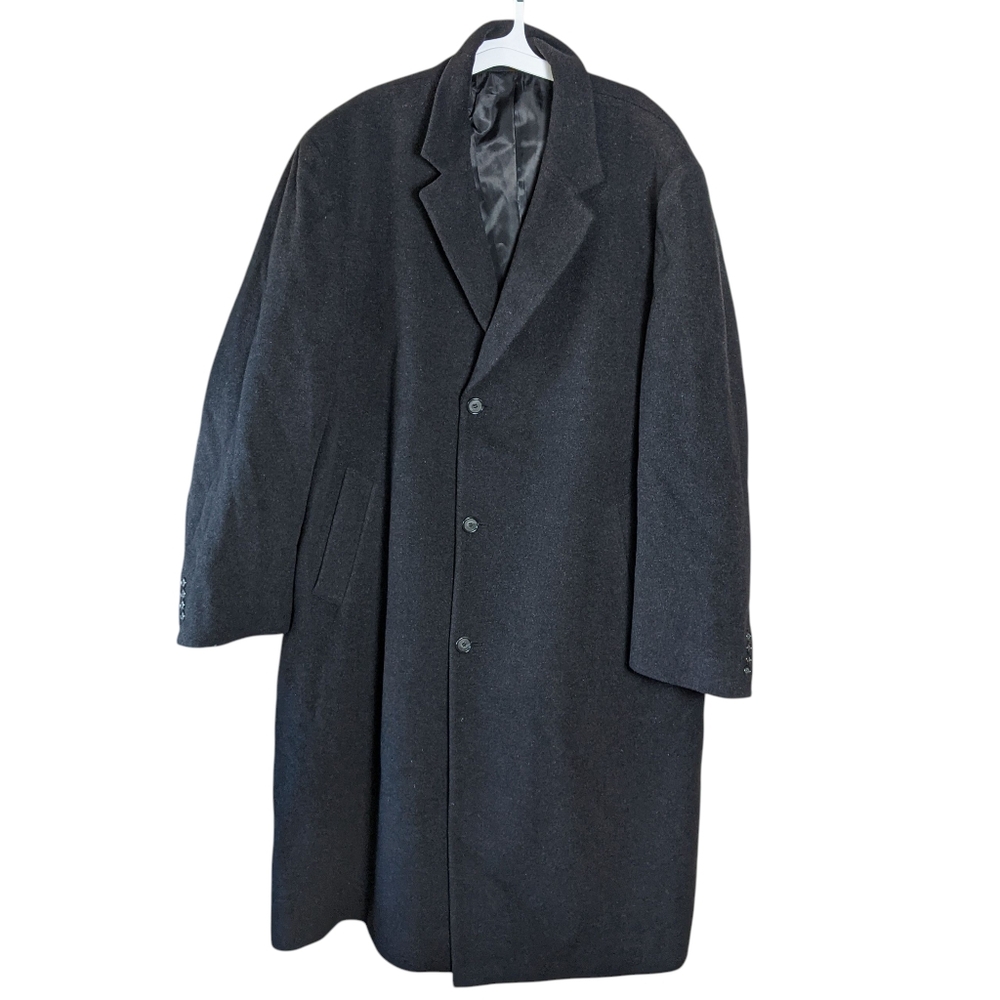 Ralph Lauren Men's Wool Blend Classic Topcoat Size 46 - Picture 2 of 16